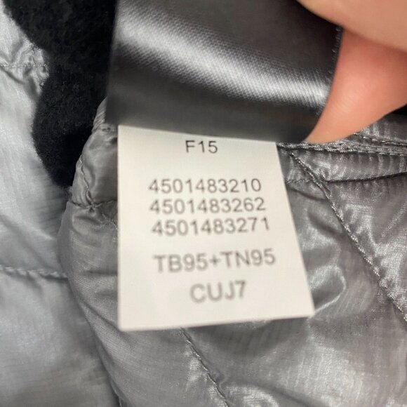 The North Face Women Thermoball Hybrid Jacket gray/black Size M Comfort Pockets - Picture 9 of 12